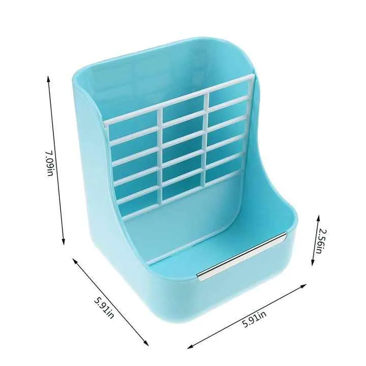 وعاء إطعام على شكل أرنب من القش، وعاء إطعام . Rabbit Straw Feeder, Chinchilla Rabbit Feeder with Small