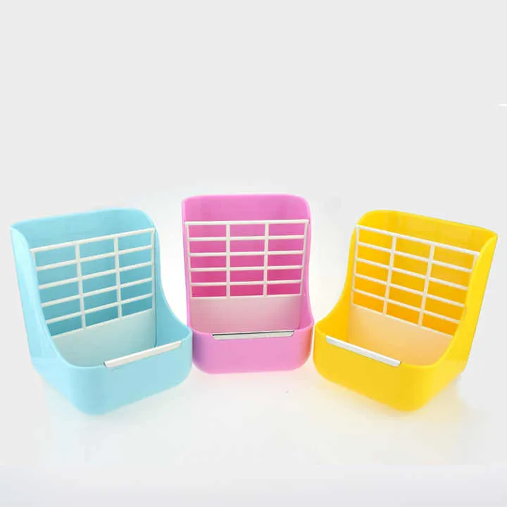 وعاء إطعام على شكل أرنب من القش، وعاء إطعام . Rabbit Straw Feeder, Chinchilla Rabbit Feeder with Small