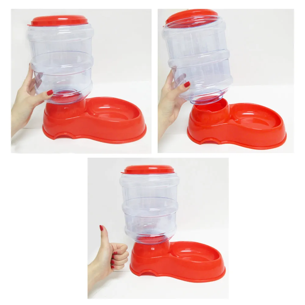 3.5L Automatic Pet Feeder Food Dish Bowl Cat Dog Dispenser Station Replenish New