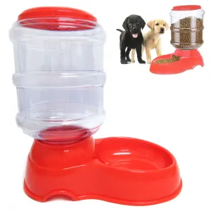 3.5L Automatic Pet Feeder Food Dish Bowl Cat Dog Dispenser Station Replenish New