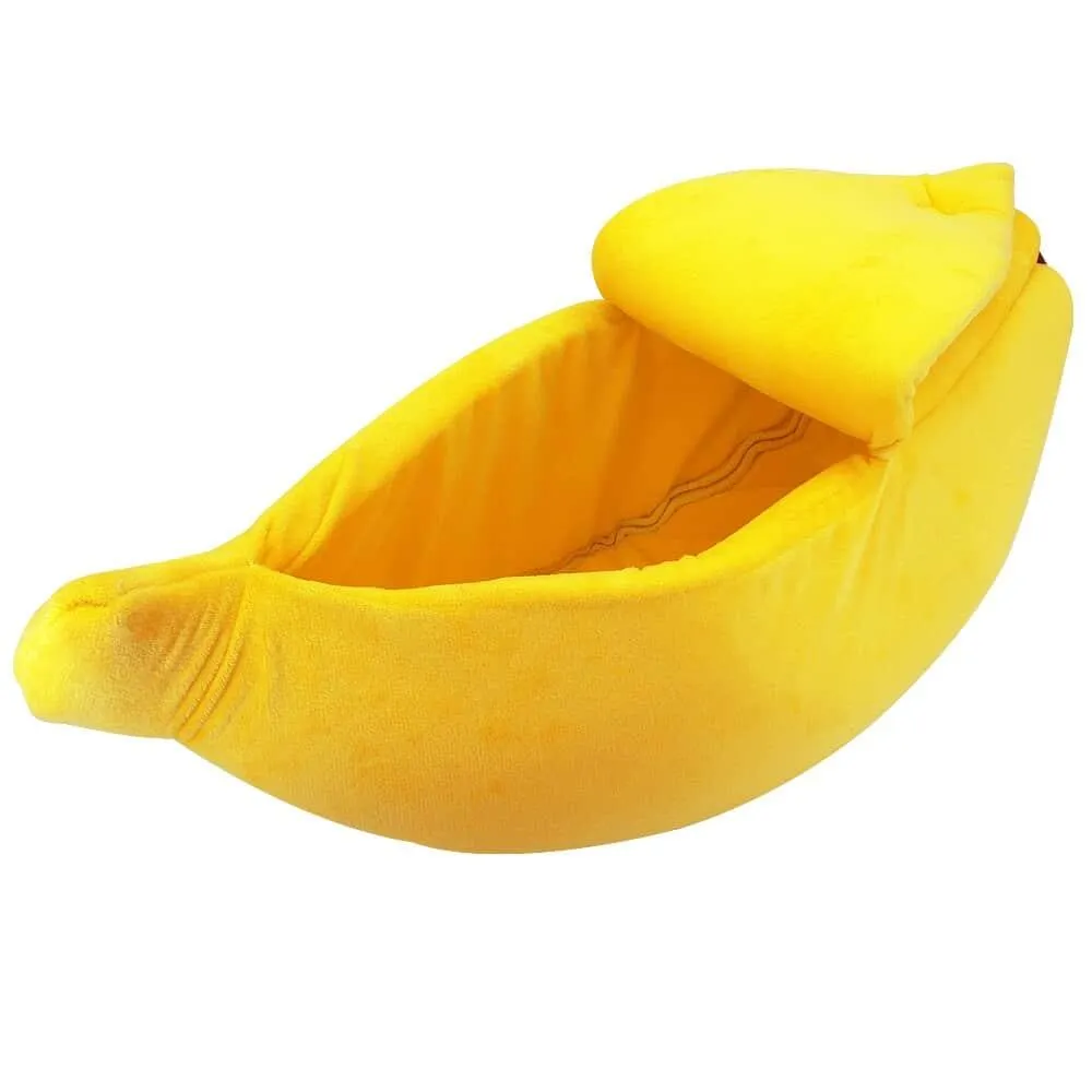 Banana Shaped Bed for Cats