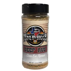 BBQ By Biggs Beef Rub – All-Natural, Bold Flavor Seasoning for Grilling & Smoking Meat | 16 oz Shaker