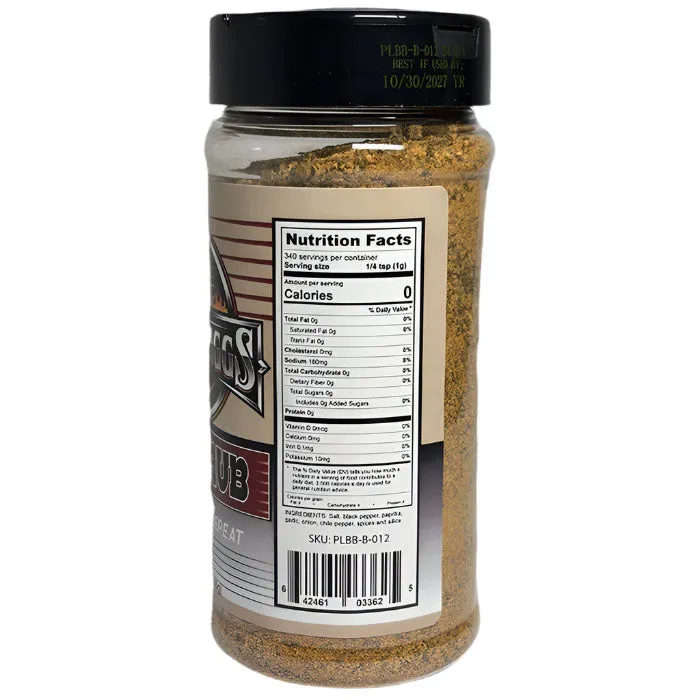 BBQ By Biggs Beef Rub – All-Natural, Bold Flavor Seasoning for Grilling & Smoking Meat | 16 oz Shaker