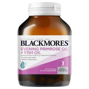 Blackmores Evening Primrose Oil   Fish Oil 100 Capsules