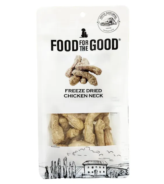 Food For The Good Freeze Dried Cat & Dog Treats (Chicken Neck)