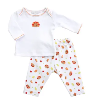 Gobble Til You Wobble Printed Pant Set