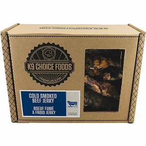 *In Store Only* K9 Choice Frozen -  Cold Smoked Beef Jerky 907GM