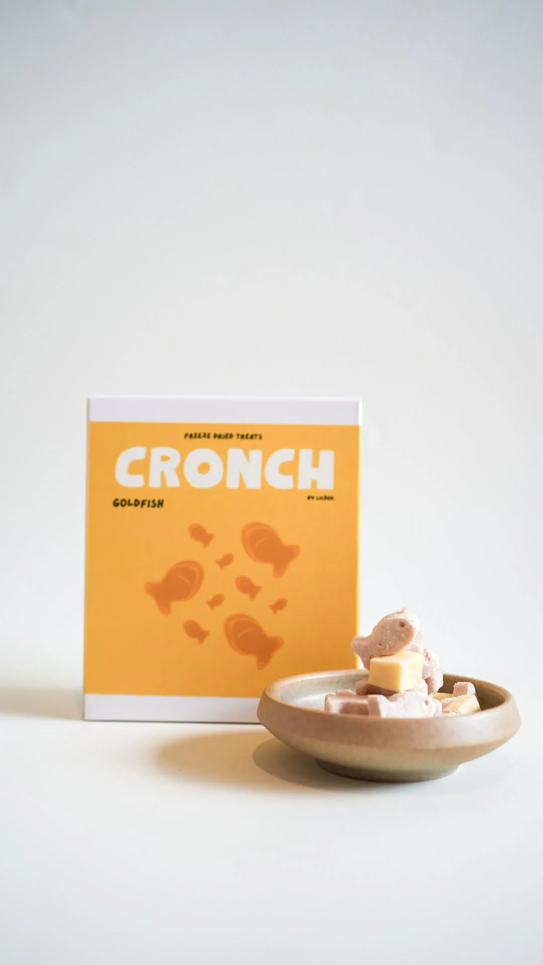 Licked CRONCH Freeze Dried Dog & Cat Treats (Goldfish)