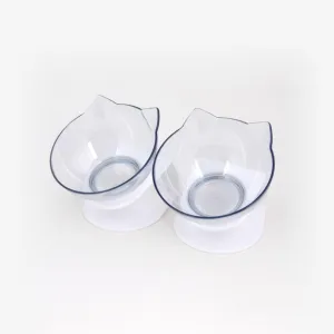 Non-Slip Cat Bowls with Raised Stand