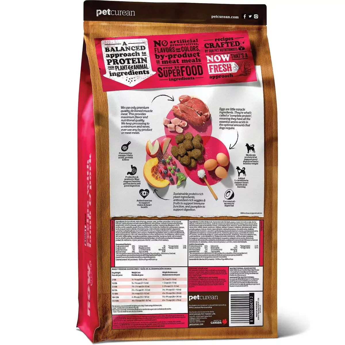 Now Fresh - Grain Free Red Meat Recipe Adult Dog Food - Lamb & Pork
