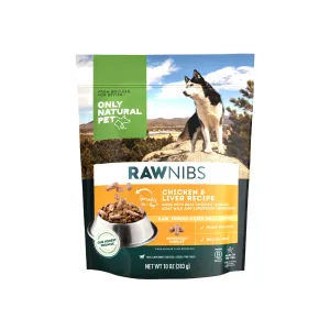Only Natural Pet Raw Toppers Freeze-Dried Cage-Free Chicken & Liver Meal Toppers for Dogs