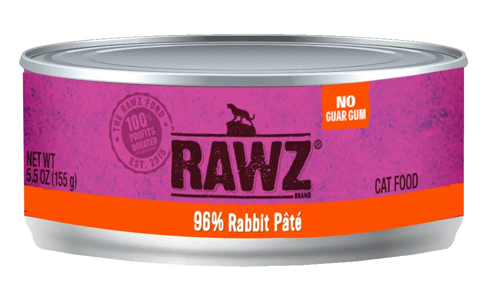 Rawz Cat Can Rabbit Pate