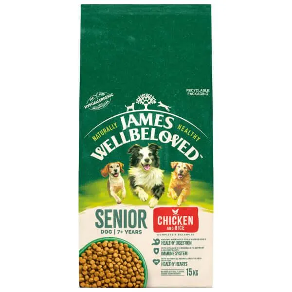 Senior Chicken & Rice Dry Dog Food