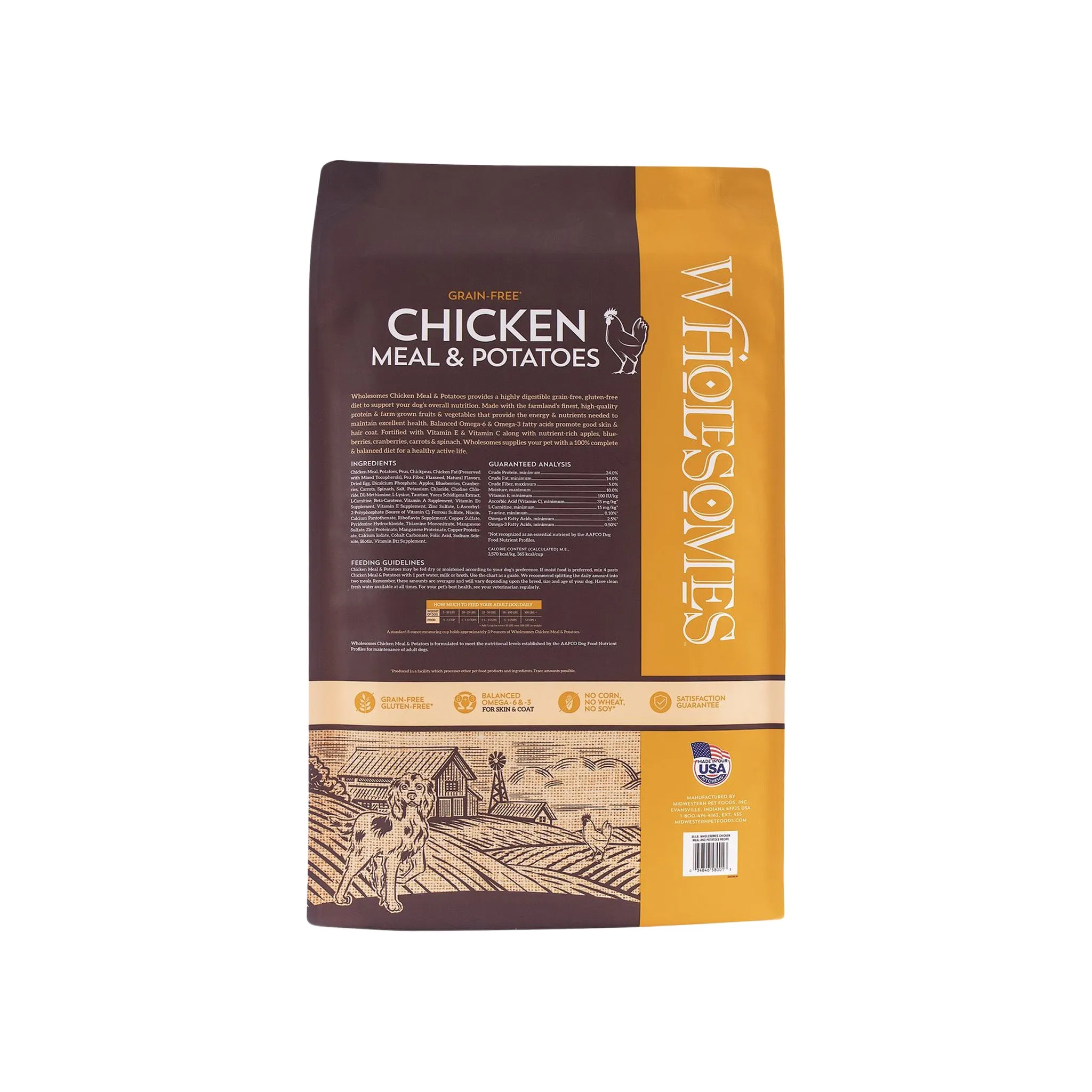 Wholesomes Adult Grain-Free Dry Dog Food