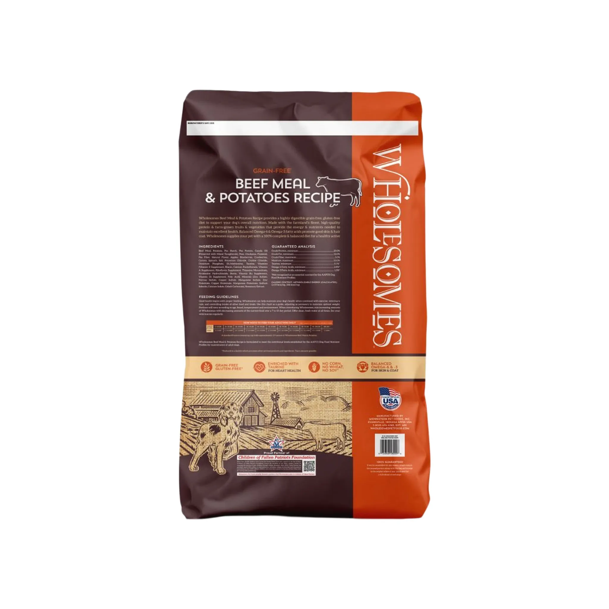 Wholesomes Adult Grain-Free Dry Dog Food